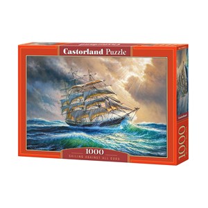 Castorland (C-104529) - "Sailing Against All Odds" - 1000 pezzi