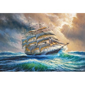 Castorland (C-104529) - "Sailing Against All Odds" - 1000 pezzi