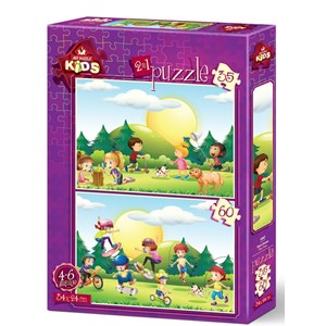 Art Puzzle (4497) - "Kids" - 35 60 pezzi