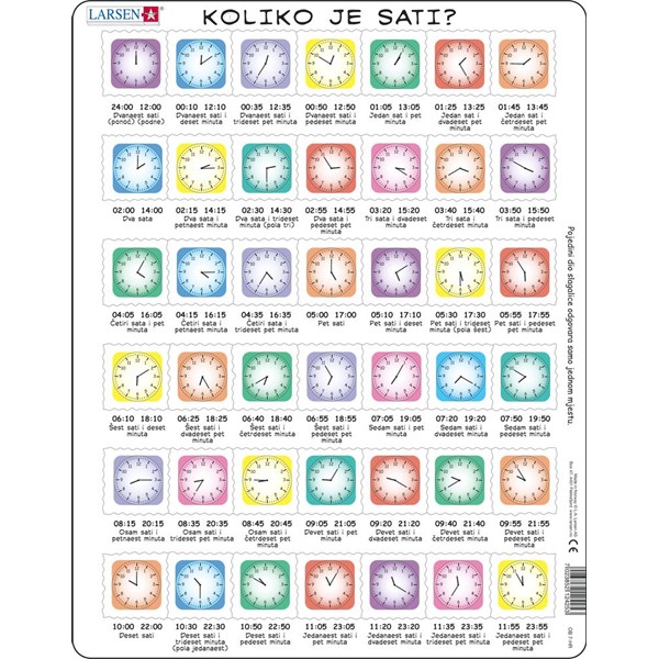 Larsen (OB7-HR) - "Learn the Clock" - 42 pezzi