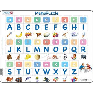 Larsen (GP426-GB) - "The Alphabet with 26 Upper and Lower Case Letters" - 52 pezzi
