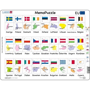 Larsen (GP2-SE) - "Names, Flags and Capitals of 27 EU Member States" - 54 pezzi