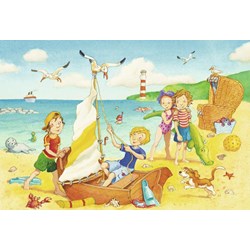 Ravensburger (08880) - "Children at the Beach" - 24 pezzi