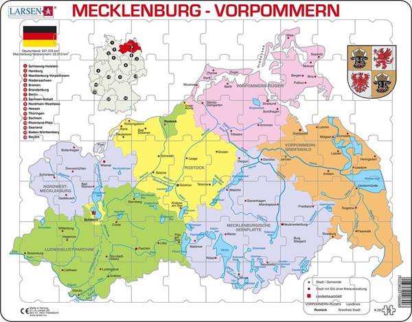 Larsen (K29) - "Mecklenburg-Vorpommern Political" - 70 pezzi