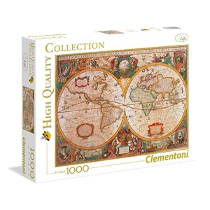 Clementoni (31229) - "Old Map" - 1000 pezzi