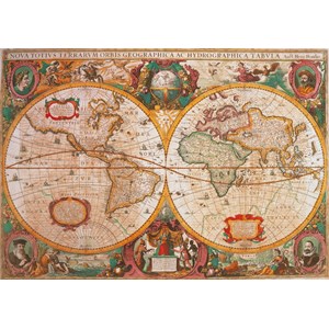 Clementoni (31229) - "Old Map" - 1000 pezzi
