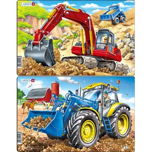 Larsen (U19) - "Tractor and Excavator" - 15 pezzi