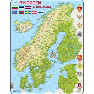 Larsen (K3) - "The Nordics and the Baltics" - 75 pezzi