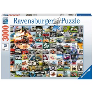 Ravensburger (16018) - "99 VW Campervan Moments" - 3000 pezzi