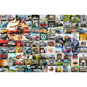 Ravensburger (16018) - "99 VW Campervan Moments" - 3000 pezzi