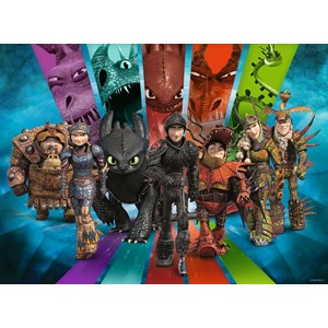 Ravensburger (12629) - "How to Train Your Dragon" - 200 pezzi