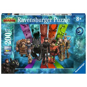 Ravensburger (12629) - "How to Train Your Dragon" - 200 pezzi