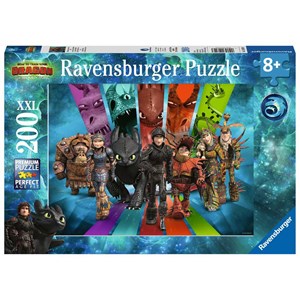 Ravensburger (12629) - "How to Train Your Dragon" - 200 pezzi