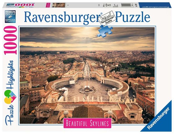 Ravensburger (14082) - "Beautiful Skylines, Rome" - 1000 pezzi