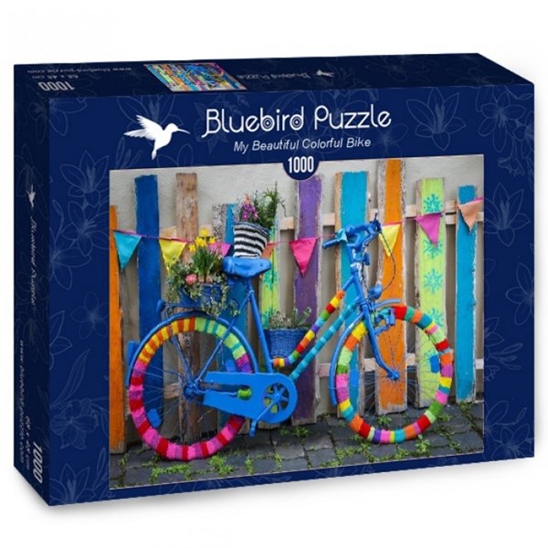 Bluebird Puzzle (70010) - "My Beautiful Colorful Bike" - 1000 pezzi