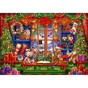 Bluebird Puzzle (70311) - "Ye Old Christmas Shoppe" - 1000 pezzi
