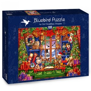 Bluebird Puzzle (70311) - "Ye Old Christmas Shoppe" - 1000 pezzi