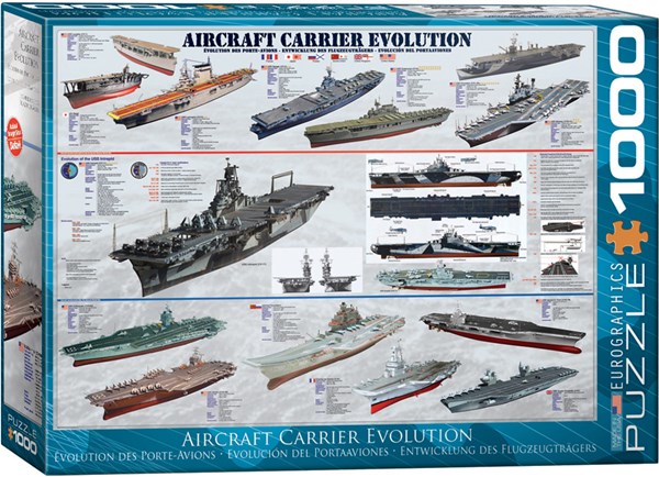 Eurographics (6000-0129) - "Aircraft Carrier Evolution" - 1000 pezzi