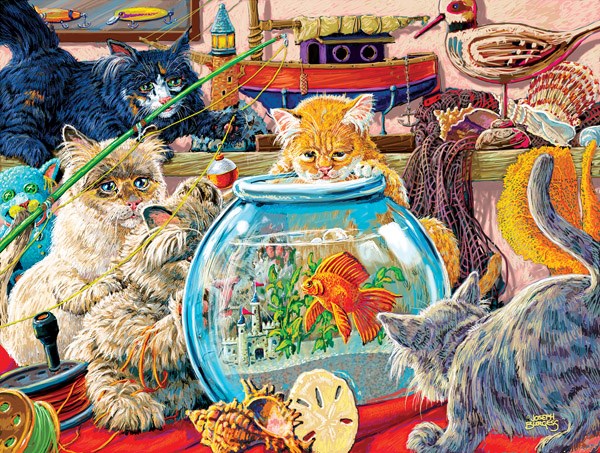 SunsOut (38929) - Joseph Burgess: "Something's Fishy" - 300 pezzi