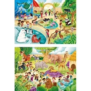 Clementoni (21603) - "Zoo" - 60 pezzi