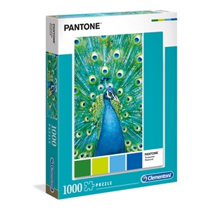 Clementoni (39495) - "Turquoise Peacock" - 1000 pezzi