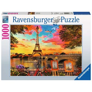 Ravensburger (15168) - "The banks of the Seine" - 1000 pezzi