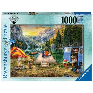 Ravensburger (16177) - "Calm Campsite" - 1000 pezzi