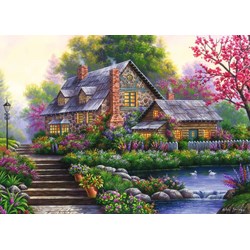 Ravensburger (15184) - "Romantic Cottage" - 1000 pezzi