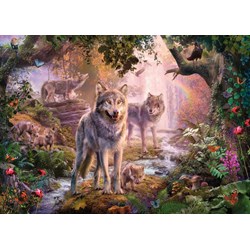 Ravensburger (15185) - "Summer Wolves" - 1000 pezzi