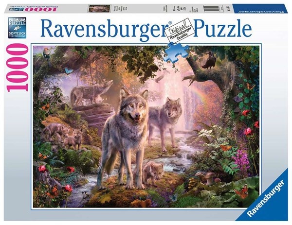 Ravensburger (15185) - "Summer Wolves" - 1000 pezzi