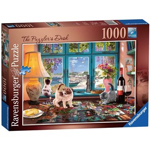 Ravensburger (19847) - "The Puzzler's Desk" - 1000 pezzi