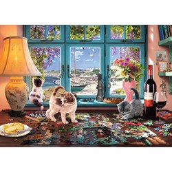 Ravensburger (19847) - "The Puzzler's Desk" - 1000 pezzi