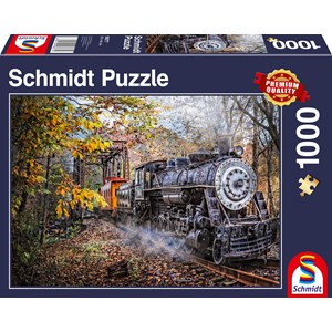 Schmidt Spiele (58377) - "Railway Fascination" - 1000 pezzi
