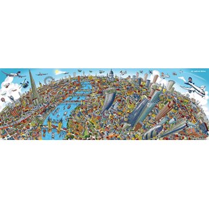 Schmidt Spiele (59596) - Hartwig Braun: "London Cityscape" - 1000 pezzi