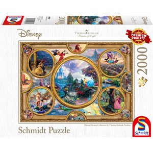 Schmidt Spiele (59607) - Thomas Kinkade: "Disney Dreams Collection" - 2000 pezzi