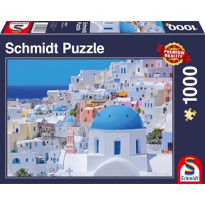 Schmidt Spiele (58947) - "Santorini" - 1000 pezzi