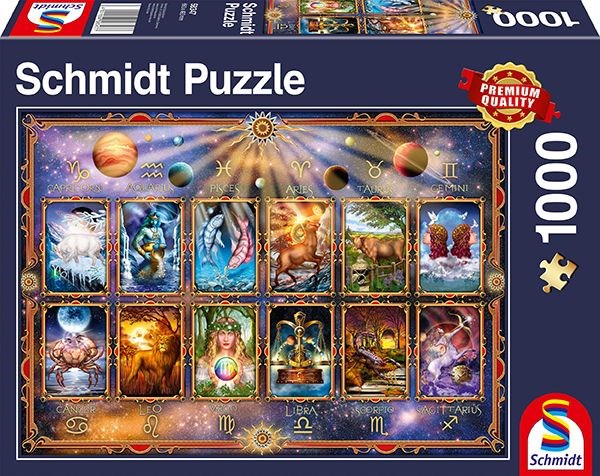 Schmidt Spiele (58347) - "Signs of the Zodiac" - 1000 pezzi