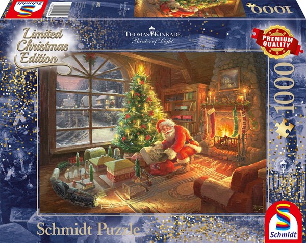 Schmidt Spiele (59495) - Thomas Kinkade: "Santa's Special Delivery" - 1000 pezzi