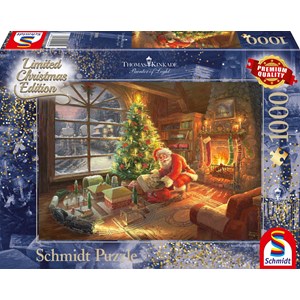 Schmidt Spiele (59495) - Thomas Kinkade: "Santa's Special Delivery" - 1000 pezzi
