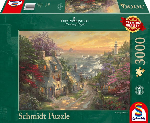 Schmidt Spiele (59482) - Thomas Kinkade: "The Village Lighthouse" - 3000 pezzi