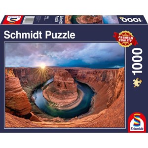 Schmidt Spiele (58952) - "Glen Canyon, Horseshoe Bend" - 1000 pezzi