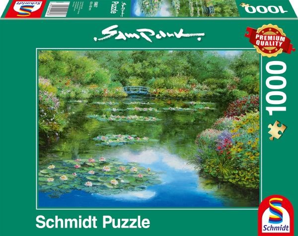 Schmidt Spiele (59657) - Sam Park: "Water Lily Pond" - 1000 pezzi