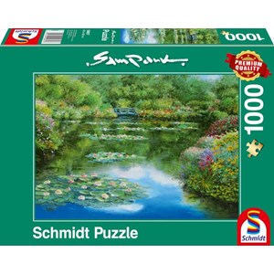 Schmidt Spiele (59657) - Sam Park: "Water Lily Pond" - 1000 pezzi