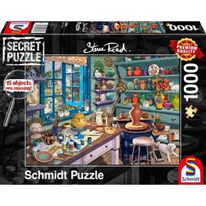 Schmidt Spiele (59656) - Steve Read: "Artist Studio" - 1000 pezzi