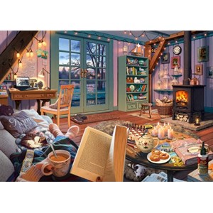 Schmidt Spiele (59655) - Steve Read: "At the holiday home" - 1000 pezzi