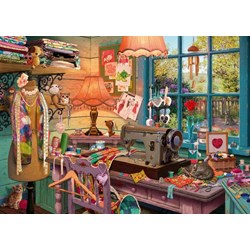 Schmidt Spiele (59654) - Steve Read: "In the sewing room" - 1000 pezzi