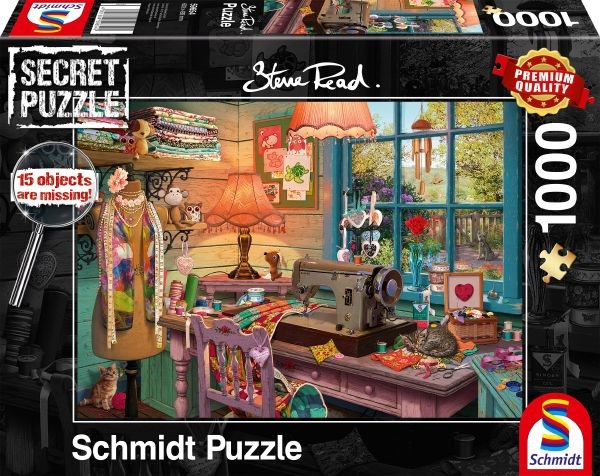 Schmidt Spiele (59654) - Steve Read: "In the sewing room" - 1000 pezzi