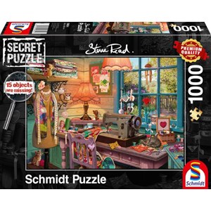 Schmidt Spiele (59654) - Steve Read: "In the sewing room" - 1000 pezzi