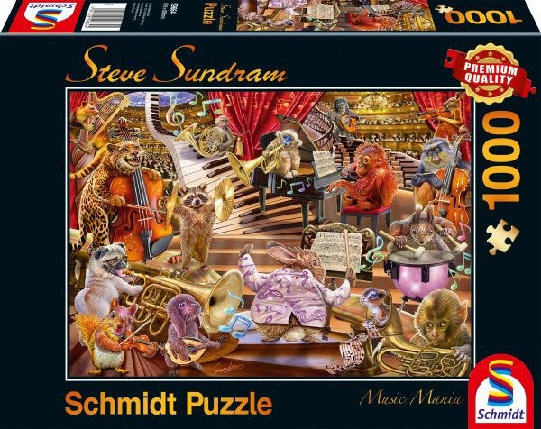 Schmidt Spiele (59664) - Steve Sundram: "Music Mania" - 1000 pezzi