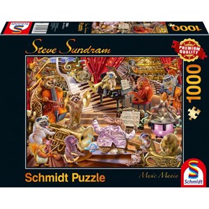 Schmidt Spiele (59664) - Steve Sundram: "Music Mania" - 1000 pezzi
